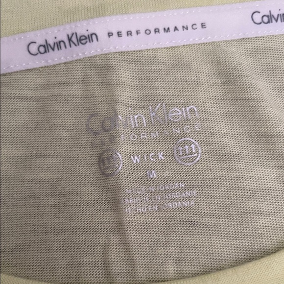 Calvin Klein Performance Light Yellow Tank Top - Picture 3 of 8